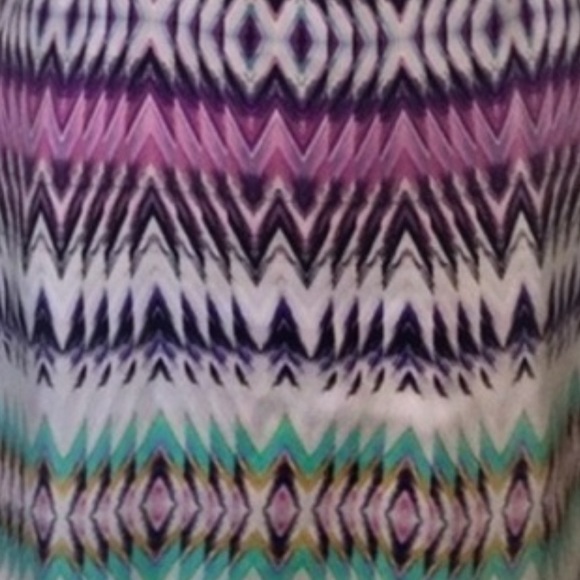 PARKER Zig Zag Print Silk Cold Shoulder Blouse - Picture 7 of 7